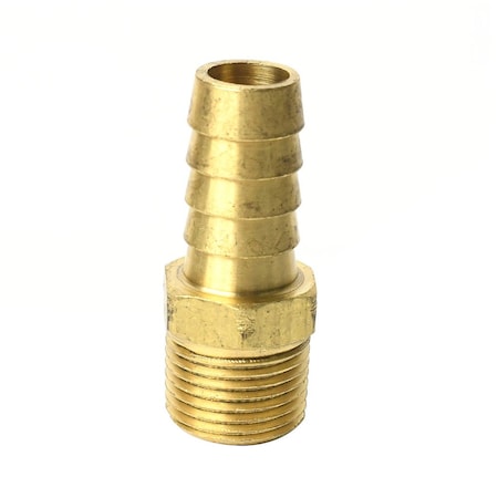 Thrifco Plumbing 1/2 Inch Hose Barb x 3/8 Inch MIP Adapter 4400783